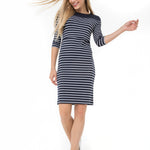 Naval Maternity/Nursing Dress
