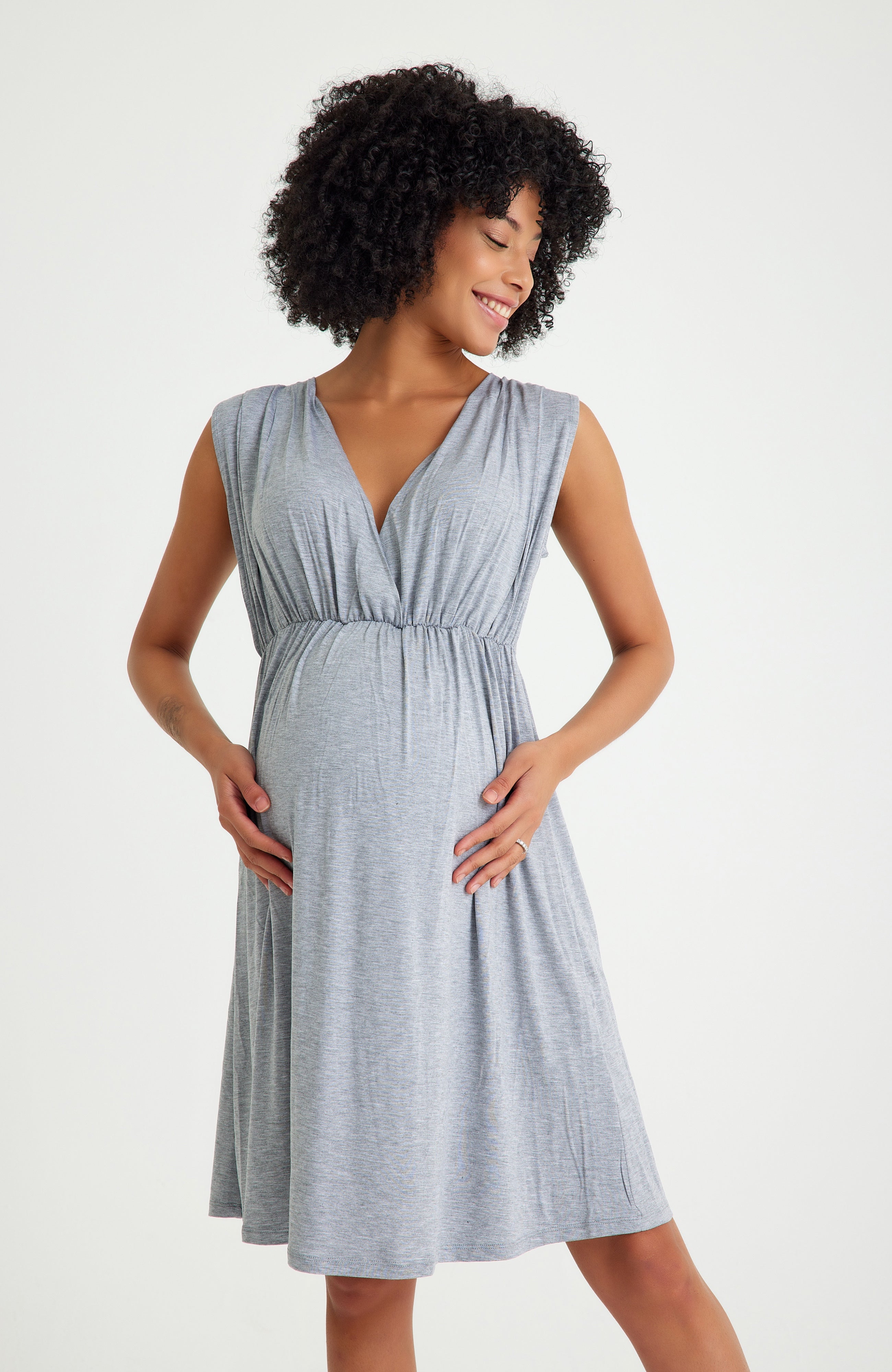 Sleep Well Maternity/Nursing Nightgown & Robe Set
