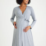 Sleep Well Maternity/Nursing Nightgown & Robe Set
