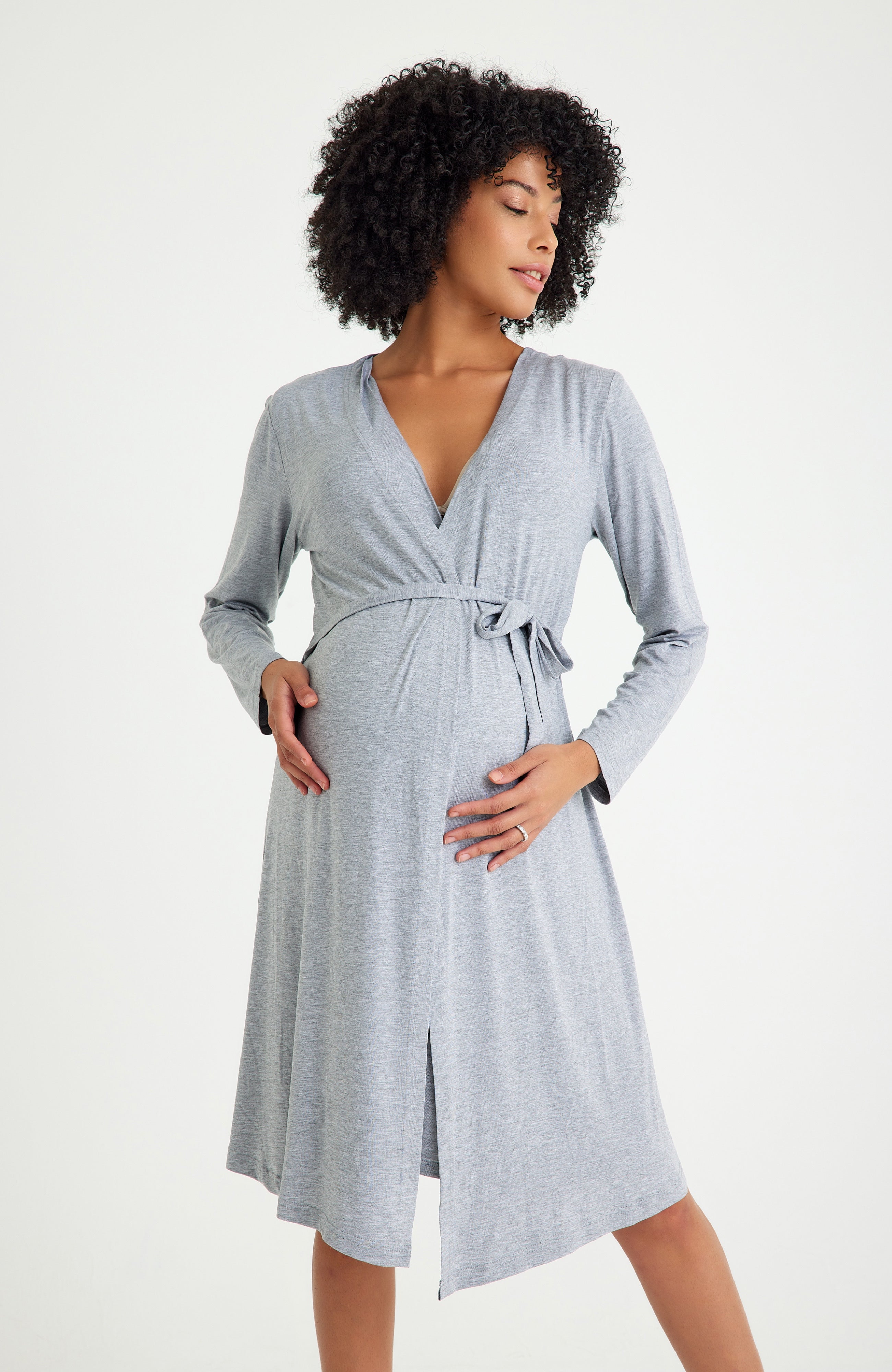 Sleep Well Maternity/Nursing Nightgown & Robe Set
